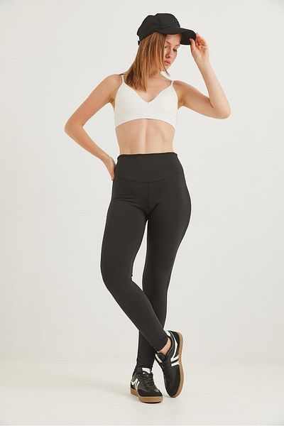 Raneel Kazançlı Alışveriş Leggings cu talie înaltă imprimate negri