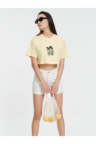 Loft Loose Crop Women's T-shirt Sleeve