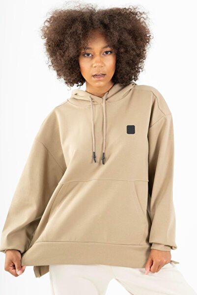 MARATON Comfort Women's Hooded Light Mink Sweatshirt