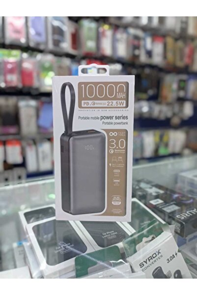 Subzero 22.5W Hızlı Şarj Powerbank – 10000 mAh-Süper Hızlı Taşınabilir Powerbank-Qualcomm Quick Charge 3.0