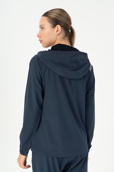 MARATON Regular Women's Hooded Raglan Sleeve Light Navy Blue Tracktop 23198