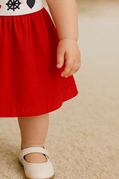 minitix Girl's Marine Printed Dress