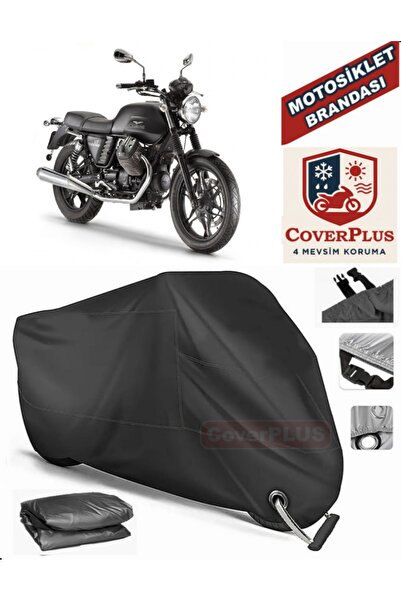 MotoEN Black Lock Compatible Moto Guzzi Stone 750 Motor Tarpaulin Motorcycle ...