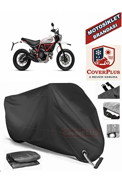 MotoEN Black Lock Compatible Ducati Scrambler Desert Sled Motor Tarpaulin Mot...