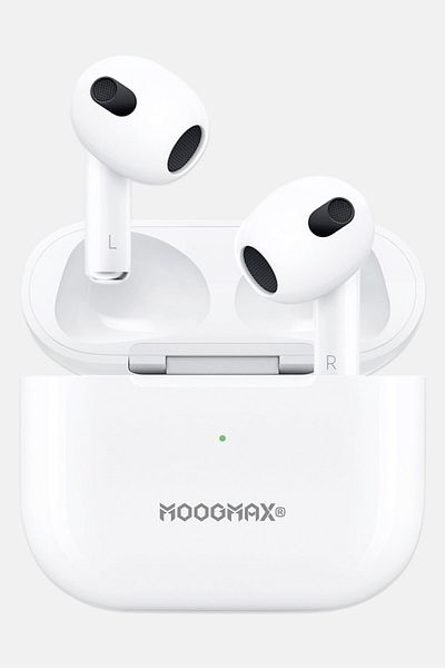 MOOGMAX سماعات أذن لاسلكية EP50 TWS، بيضاء