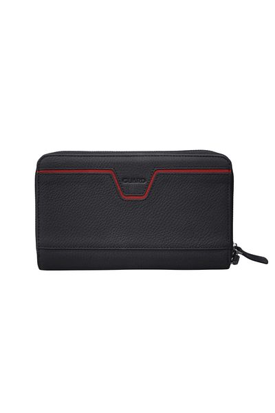 GUARD Hand Portfolio Genuine Leather Black 3072
