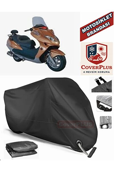 MotoEN Black Lock Compatible Asia as 150 t 19 a Motor Tarpaulin Motorcycle Ta...