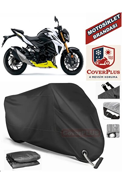 MotoEN قفل أسود متوافق مع سوزوكي GSX-S 750 ABS موتور القماش المشمع دراجة ناري...