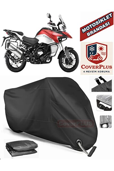 MotoEN Black Lock Compatible Qj Srt550 X Motor Tarpaulin Motorcycle Tarpaulin...