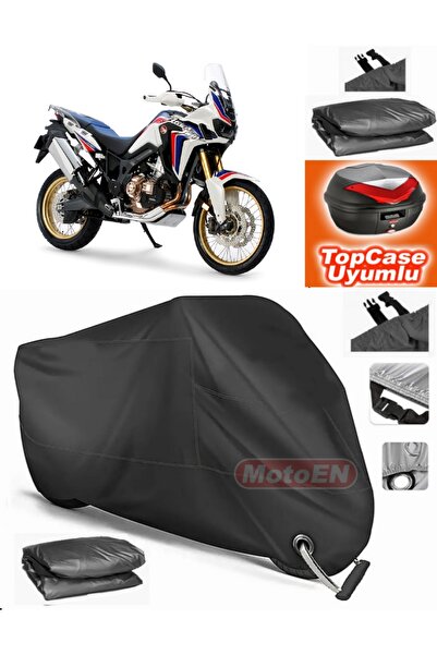 MotoEN قفل أسود متوافق مع Honda CRF1100L Africa Twin Canvas Topcase الخلفي ال...