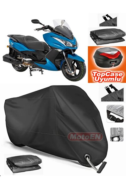 MotoEN Black Lock Compatible Kanuni Reha 250 Tarpaulin Topcase Back Bag Compa...