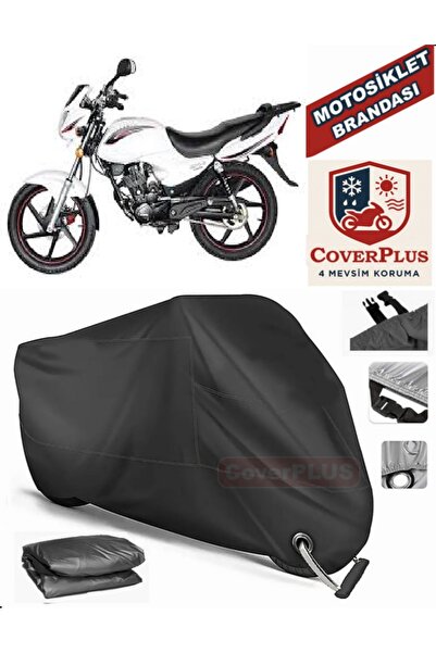 MotoEN قفل أسود متوافق مع Yuki YK 150-G Master Motor القماش المشمع للدراجات ا...