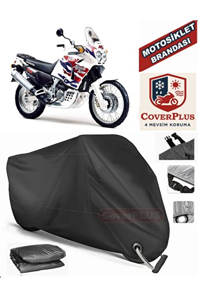 MotoEN Black Lock Compatible Honda Xrv 750 Africa Twin Motor Tarpaulin Motorc...