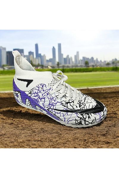 Twingo Laliga Shopping Air Laliga White Purple Carpet Field Shoes