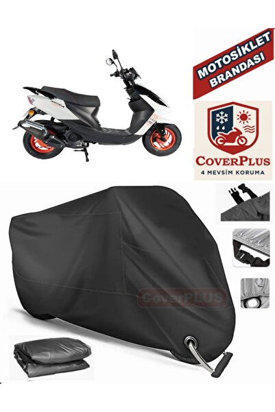 MotoEN Black Lock Compatible Arora Ar 50-11 Ares Motor Tarpaulin Motorcycle T...