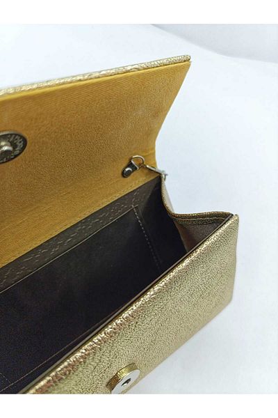 By EDUU Basi Gold Evening Dress Shoulder Bag