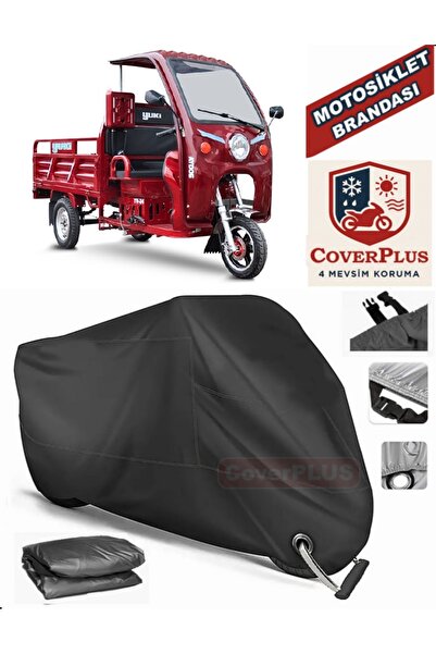 MotoEN قفل أسود متوافق مع Yuki YK-24 Aydos Motor Tarpaulin دراجة نارية قماش ا...