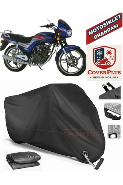 MotoEN قفل أسود متوافق مع WindyS 150 LX Motor Tarpaulin دراجة نارية قماش القن...