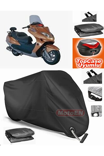 MotoEN Black Lock Compatible Asia as 150 t 19 a Tarpaulin Topcase Back Bag Co...