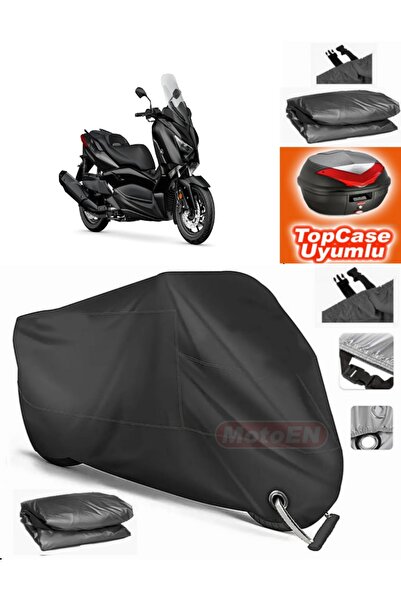 MotoEN قفل أسود متوافق مع Yamaha 2025 XMAX Canvas Topcase الخلفي المتوافق مع ...