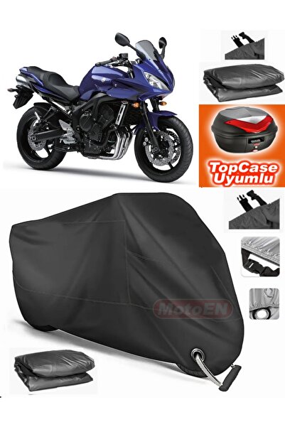 MotoEN قفل أسود متوافق مع Yamaha FZ6 Fazer Canvas Topcase الخلفي المتوافق مع ...
