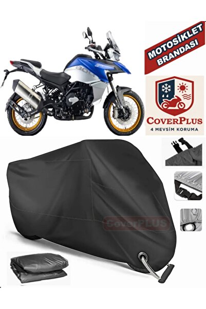 MotoEN Black Lock Compatible Qj Srt800 X Motor Tarpaulin Motorcycle Tarpaulin...
