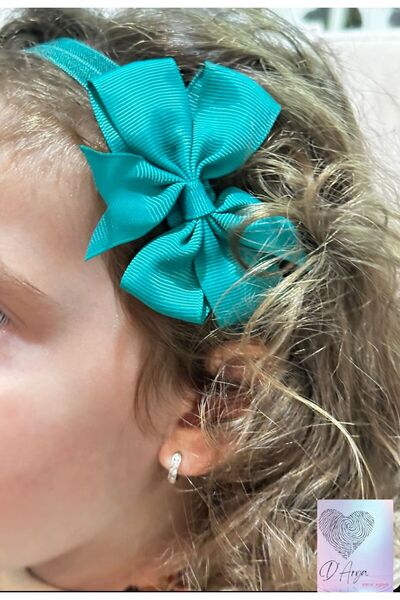 Darya Dd178 Green Bow Baby & Kids Hair Band