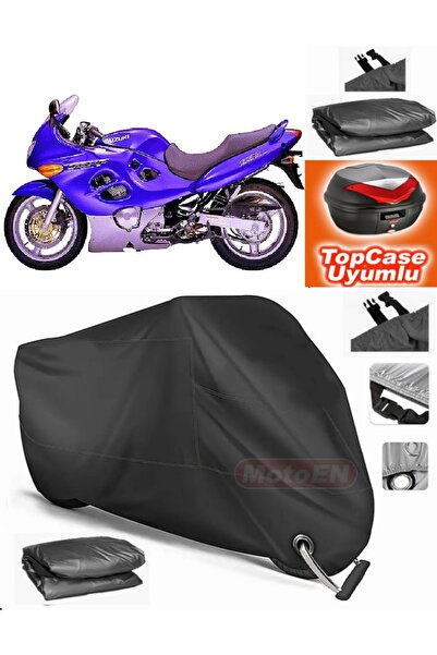 MotoEN قفل أسود متوافق مع سوزوكي GSX 600 F من القماش المشمع Topcase الخلفي ال...