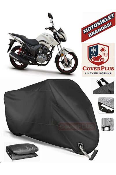 MotoEN قفل أسود متوافق مع Kuba CR1-S Motor Tarpaulin دراجة نارية قماش القنب غ...
