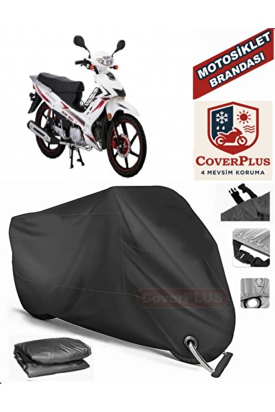 MotoEN Black Lock Compatible Salcano Altay 100 Motor Tarpaulin Motorcycle Tar...