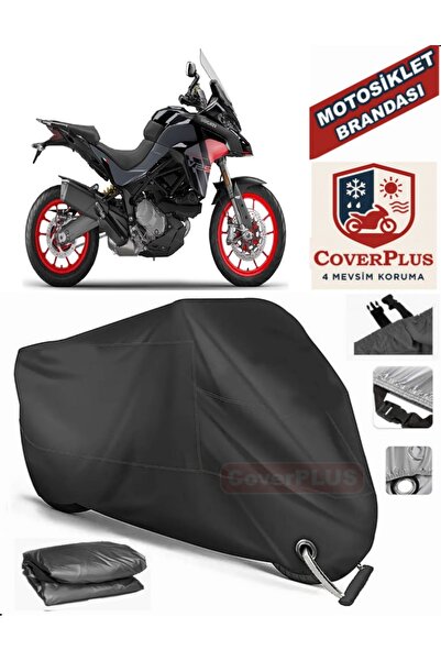 MotoEN Black Lock Compatible Ducati Multistrada 950 Motor Tarpaulin Motorcycl...