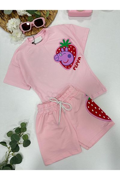 JELİBOOM GIRL'S SHORTS SET