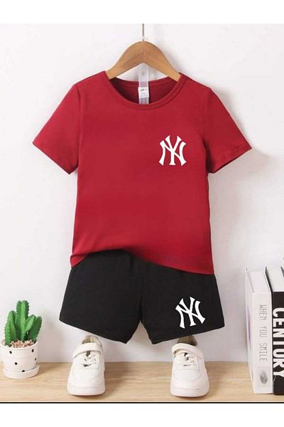 DOCE ELEGANTE NY PRINTED KIDS SUMMER SUIT
