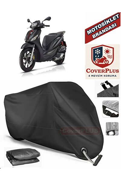 MotoEN Black Lock Compatible Piaggio Medley S 150 Motor Tarpaulin Motorcycle ...