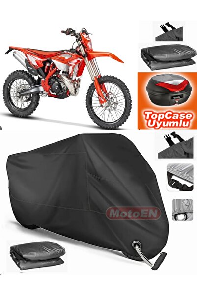 MotoEN قفل أسود متوافق مع Beta RR 2T Enduro 250 قماش القنب Topcase الخلفي متو...