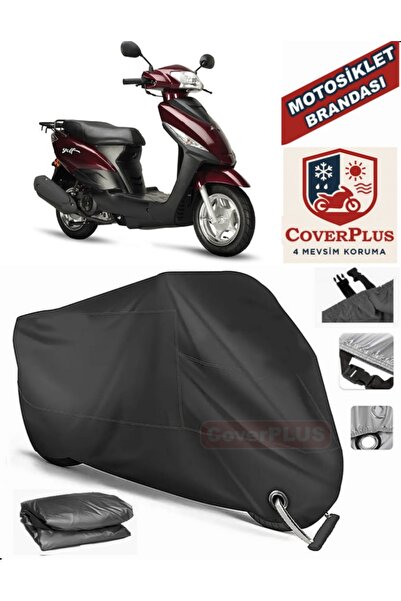 MotoEN قفل أسود متوافق مع Kuba Golf 100 Motor Tarpaulin دراجة نارية قماش القن...