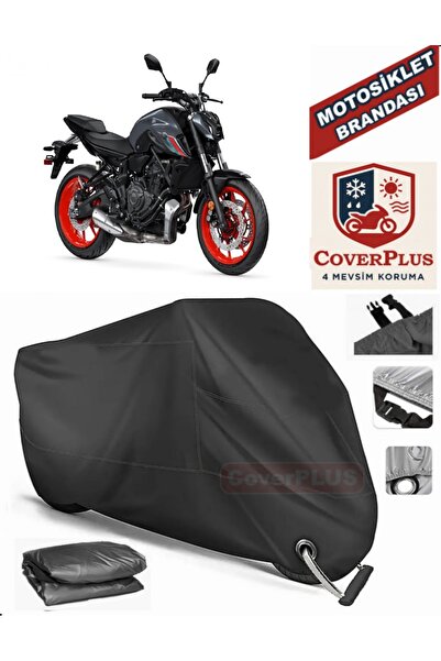 MotoEN قفل أسود متوافق مع Yamaha MT-07 Motor Tarpaulin Motorcycle Tarpaulin C...