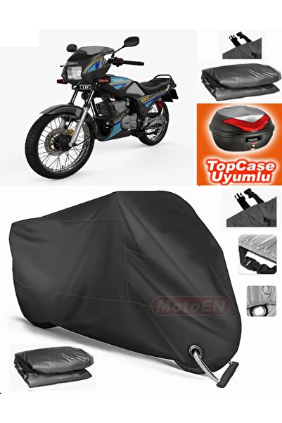 MotoEN قفل أسود متوافق مع Yamaha RX-Z القماش المشمع Topcase الخلفي المتوافق م...