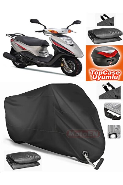 MotoEN قفل أسود متوافق مع Yamaha Cygnus RS Canvas Topcase الخلفي المتوافق مع ...