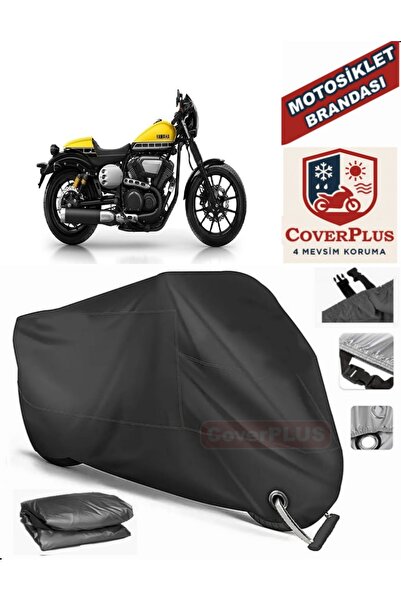 MotoEN Black Lock Compatible Yamaha Xv950R Engine Tarpaulin Motorcycle Tarpau...
