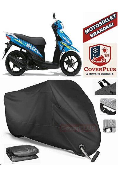 MotoEN قفل أسود متوافق مع سوزوكي عنوان 110 موتور قماش القنب دراجة نارية القما...