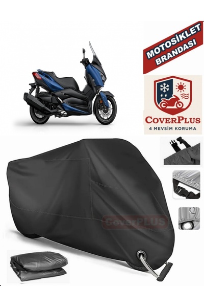 MotoEN Black Lock Compatible Yamaha X-Max 400 Abs Motor Tarpaulin Motorcycle ...