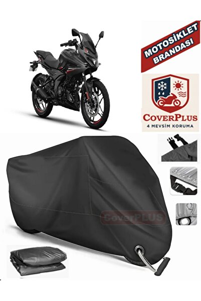 MotoEN Black Lock Compatible Bajaj Pulsar as 150 Motor Tarpaulin Motorcycle T...
