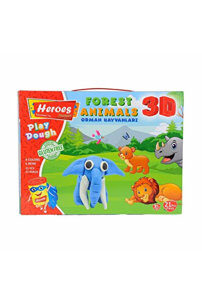 BYCEGU Ern-571 Heroes 3D Forest Animals Set