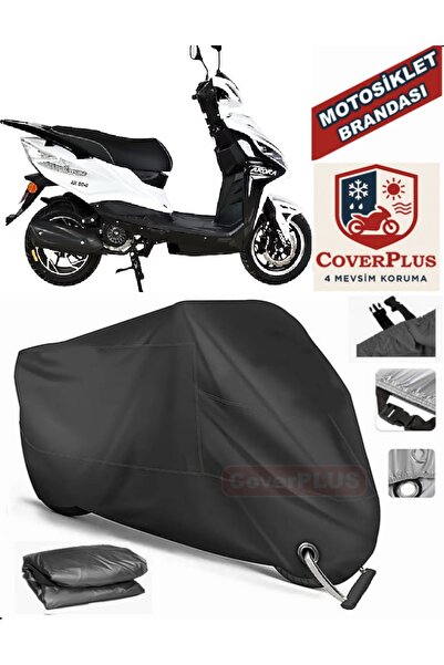 MotoEN Black Lock Compatible Arora Verano Ar 50-9 Motor Tarpaulin Motorcycle ...