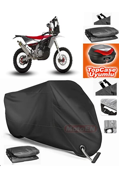 MotoEN قفل أسود متوافق مع XEF 450 4T MY23 قماش القنب Topcase الخلفي حقيبة متو...