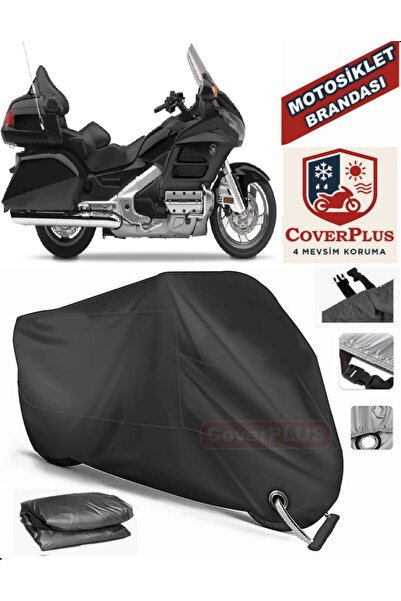 MotoEN قفل أسود متوافق مع Honda Goldwing GL 1500 SE موتور القماش المشمع للدرا...