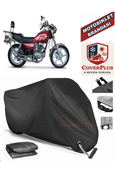 MotoEN Black Lock Compatible Kuba Kb150-25 Max Motor Tarpaulin Motorcycle Tar...