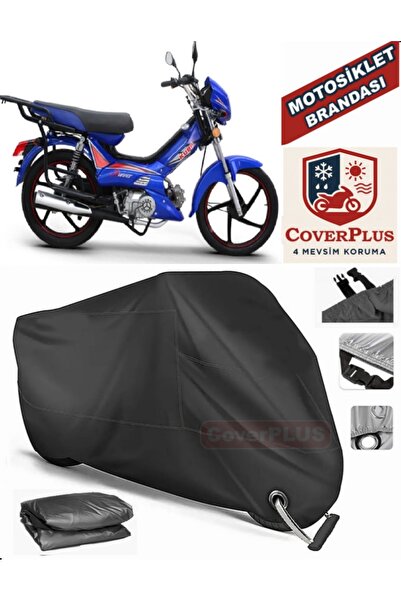 MotoEN Black Lock Compatible Kuba Runner 50 Motor Tarpaulin Motorcycle Tarpau...
