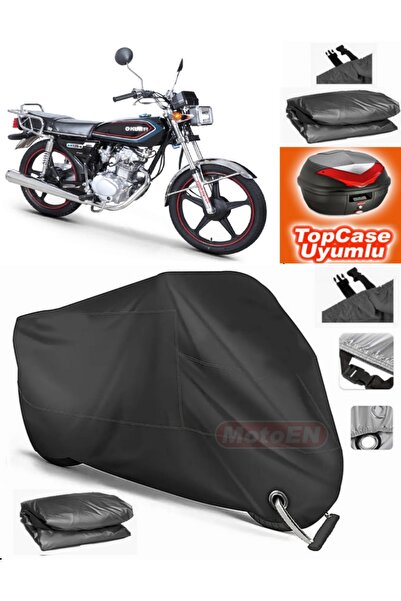 MotoEN قفل أسود متوافق مع Kuba KM125-6 قماش القنب Topcase الخلفي حقيبة متوافق...